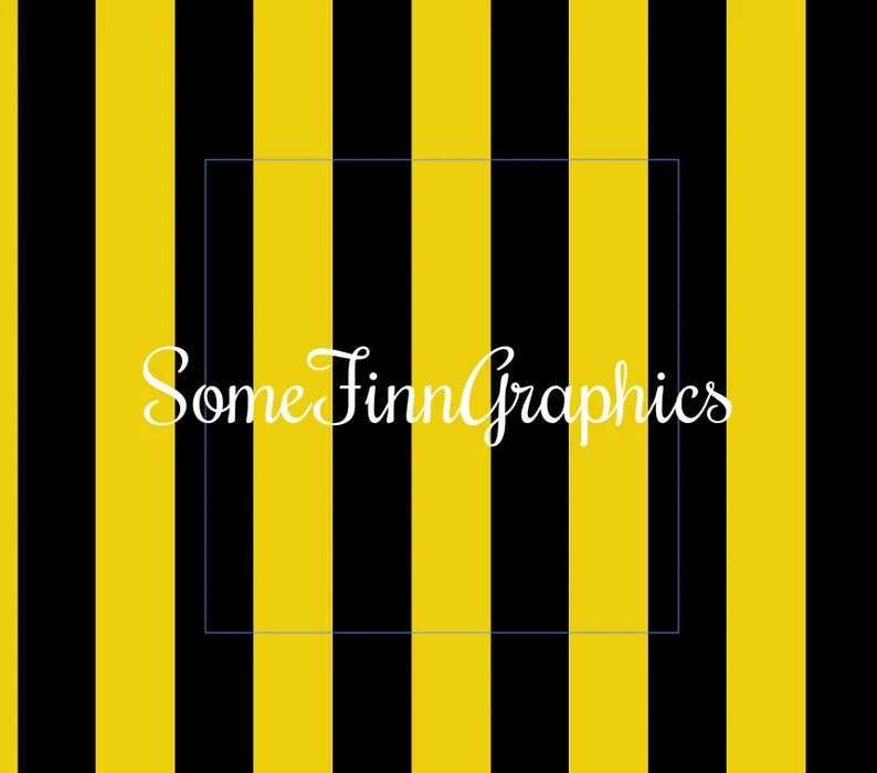 Black and Yellow Stripes Digital Paper