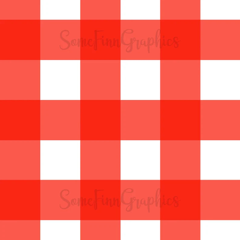 20 Gingham Seamless Digital Papers