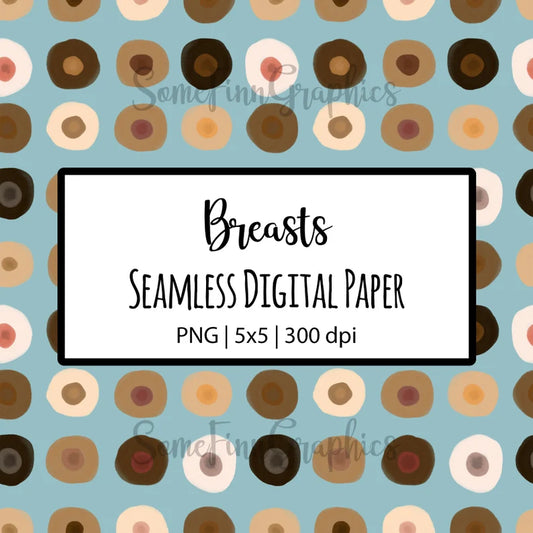 Breasts Seamless Pattern