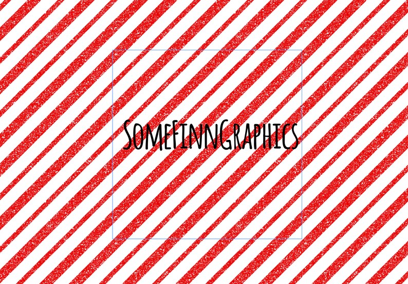 Candy cane and Snow Red Stripes Digital Paper