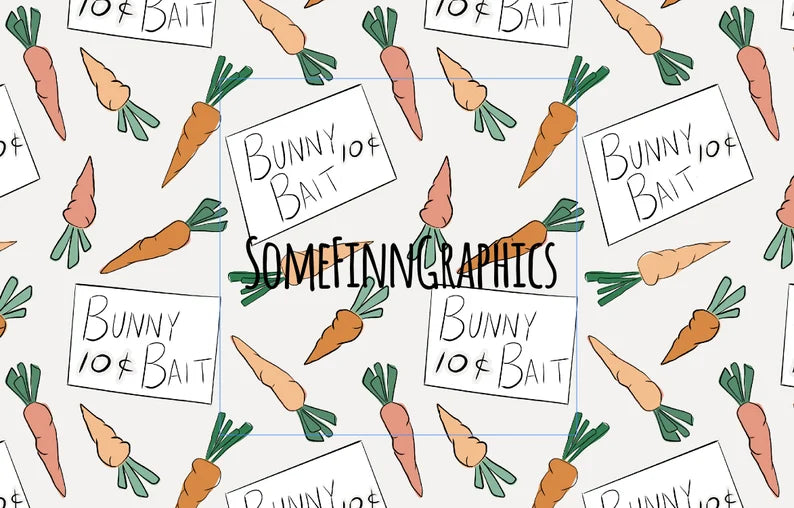Bunny Bait Digital Paper