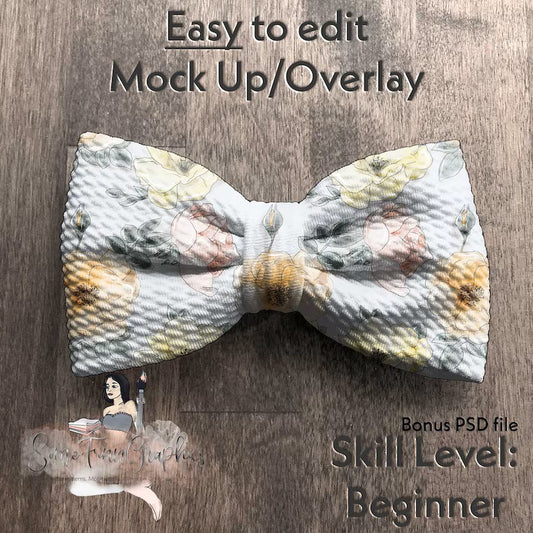 Bow Tie Realistic Mock Up