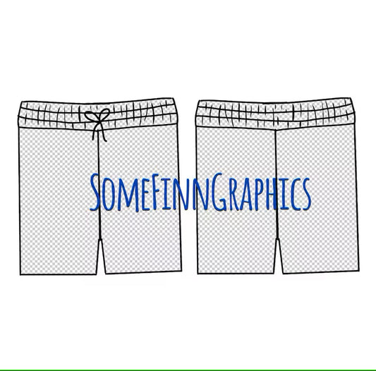 Board Shorts Mock-Up