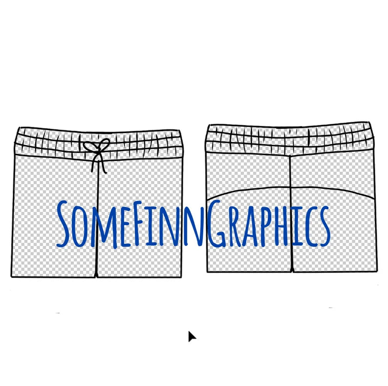 Board Shorts Mock-Up
