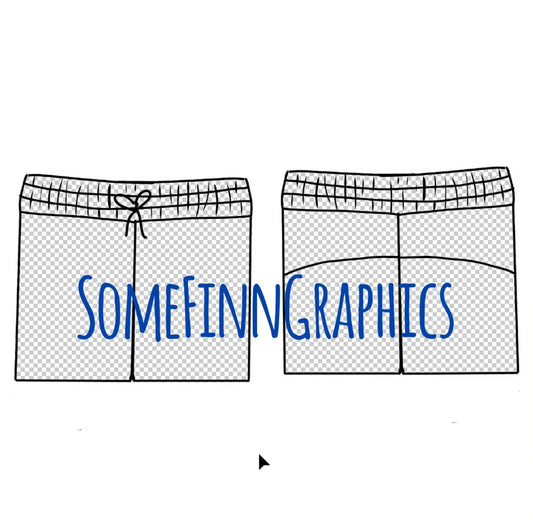 Board Shorts Mock-Up