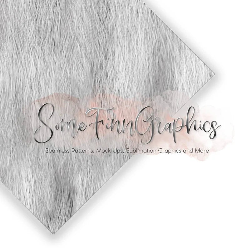 Animal Fur White Print Seamless Pattern, realistic hair texture, Dog polar bear retriever digital printable scrapbook paper instant download