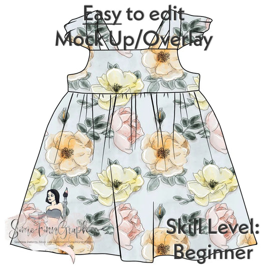 Flutter Dress Mock-Up