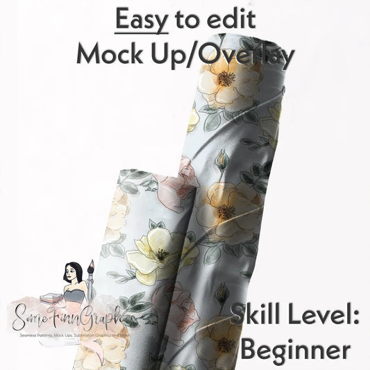 Fabric Bolts Realistic Mock-Up