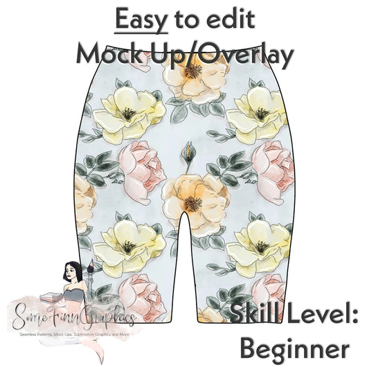 Biker Shorts Mock-Up