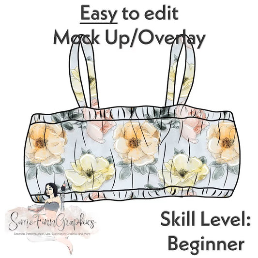 Cinch Crop Tank Mock-Up