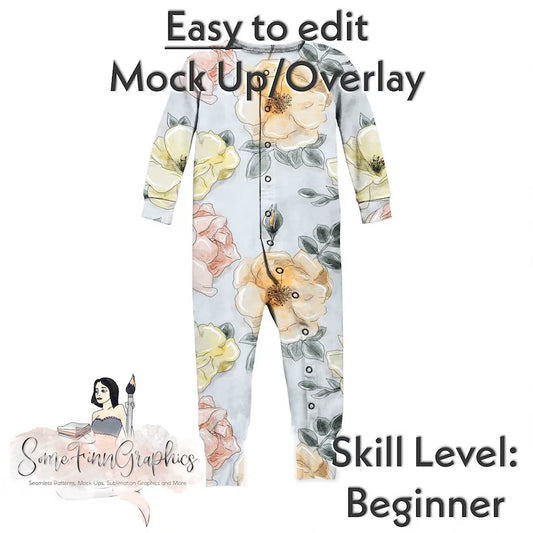 Button Pjs Realistic Mock Up