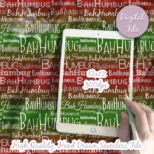 Bah Humbug Digital Paper