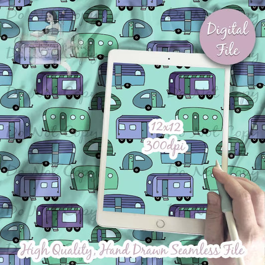 Camper Digital Paper