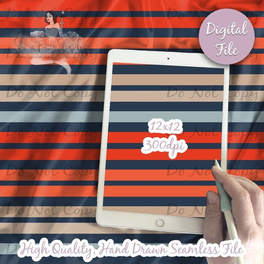 Bold Fun Stripes Digital Paper