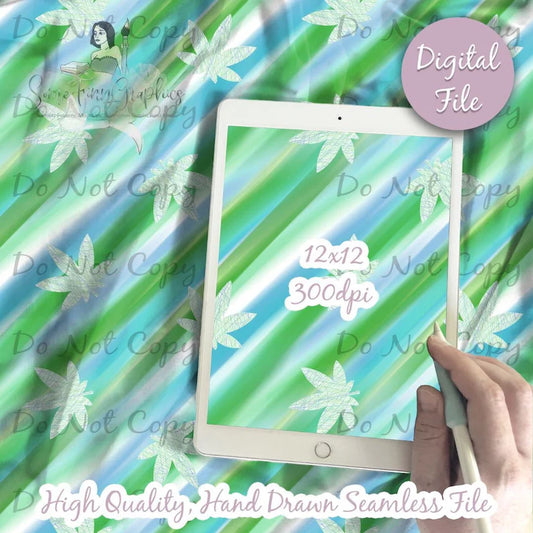 ADULT/ Watercolor Pot Seamless Pattern Design