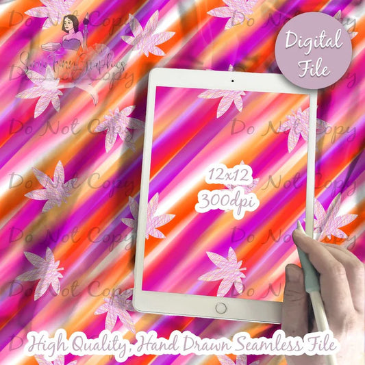 ADULT/ Watercolor Pot Seamless Pattern Design