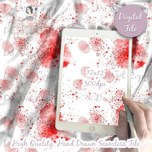 Blood Splatter Seamless