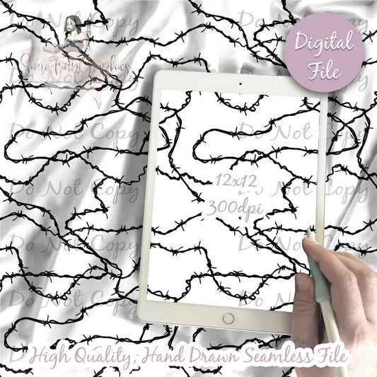 Barbed Wire Digital Paper