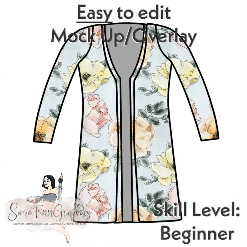 Cardigan Sweater Mock-Up