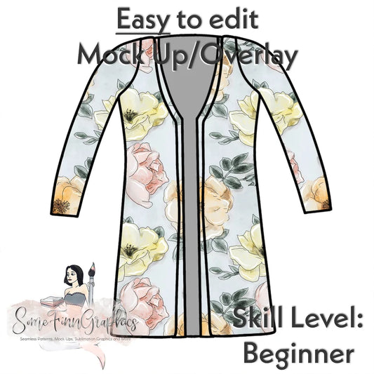 Cardigan Sweater Mock-Up