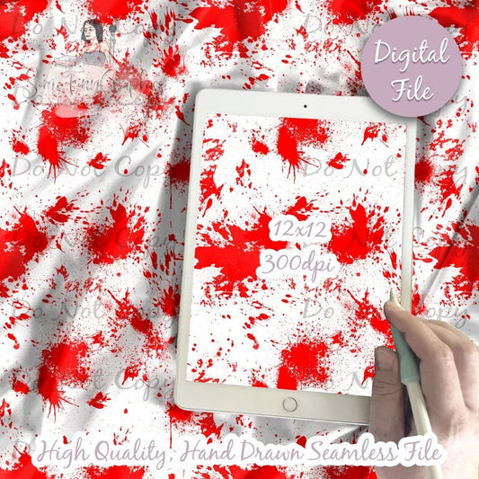 Blood Splatter Seamless