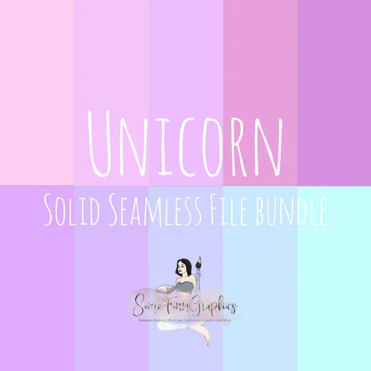 10 Unicorn Solid Seamless Files Bundle Digital Paper