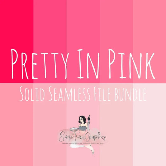 10 Pretty In Pink Solid Seamless Files Bundle Digital Paper