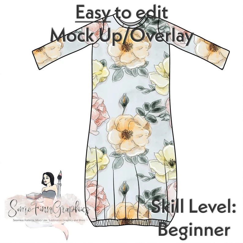Baby Gown Mock Up