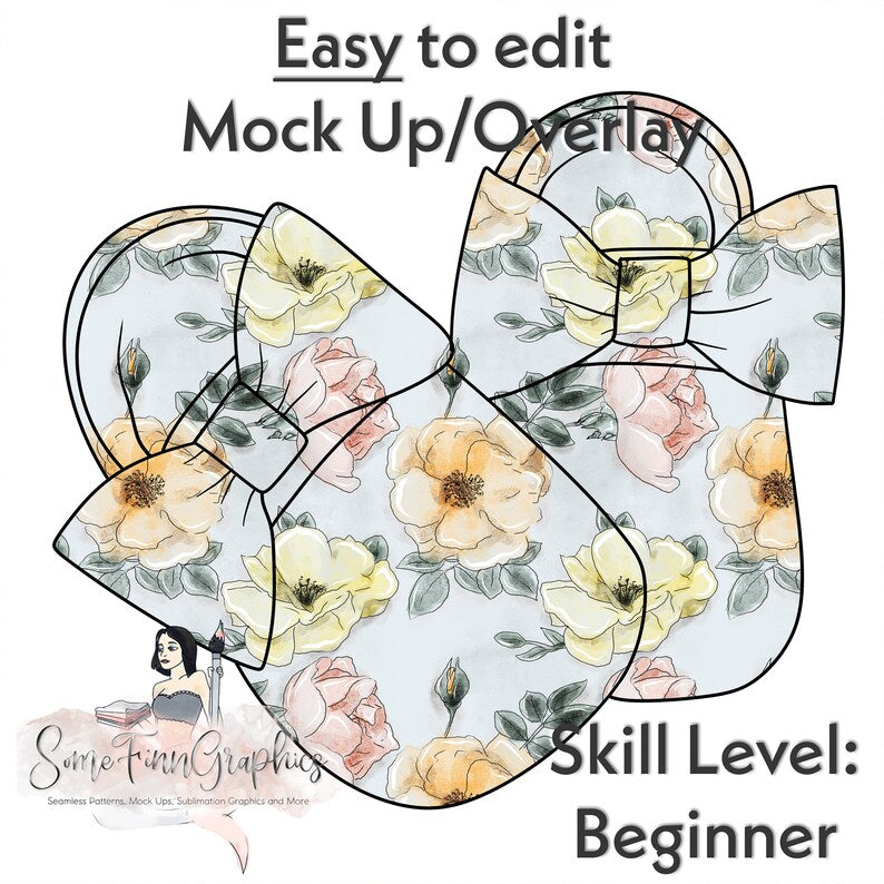 Baby Slipper Mock Up