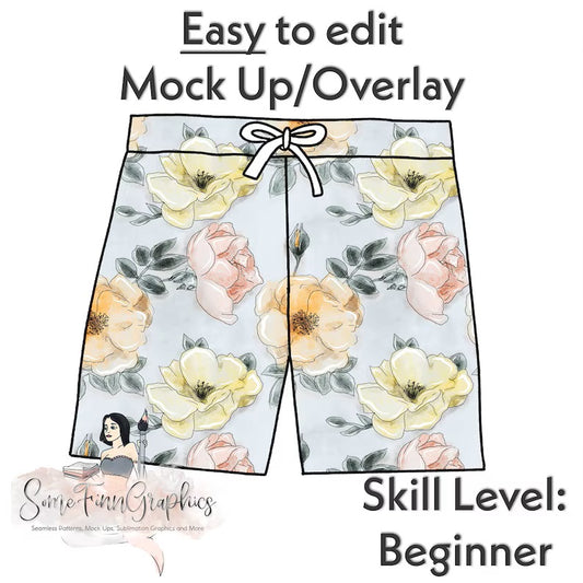 Board Shorts Mock-Up