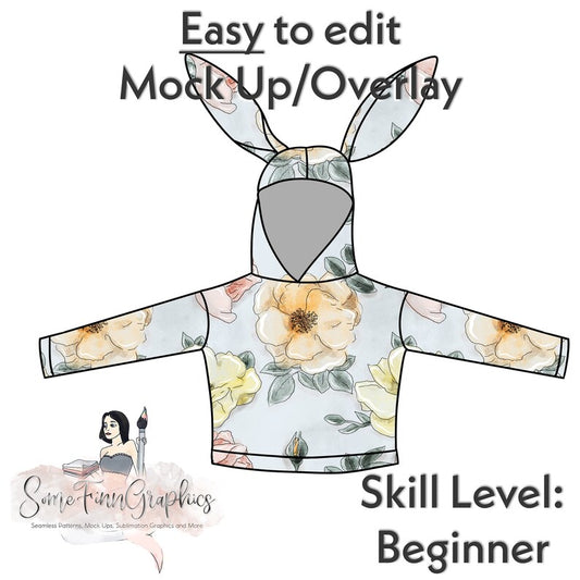 Bunny Long Sleeve Shirt Mock-Up