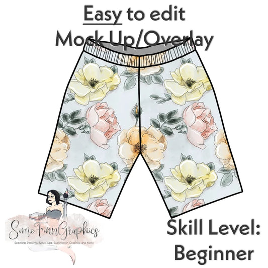 Biker Shorts Mock-Up