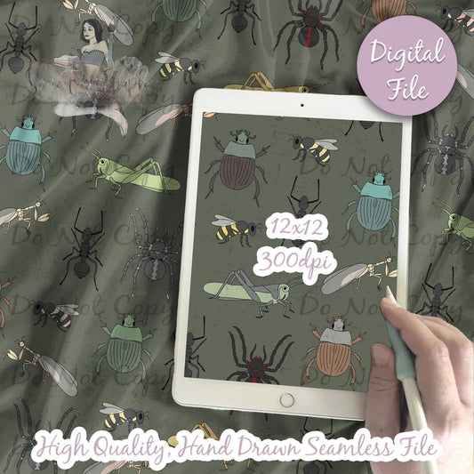 Bugs and Insects Digital Paper