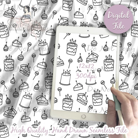 Birthday Digital Paper