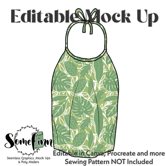 Big Bow Bubble Romper Mock-Up