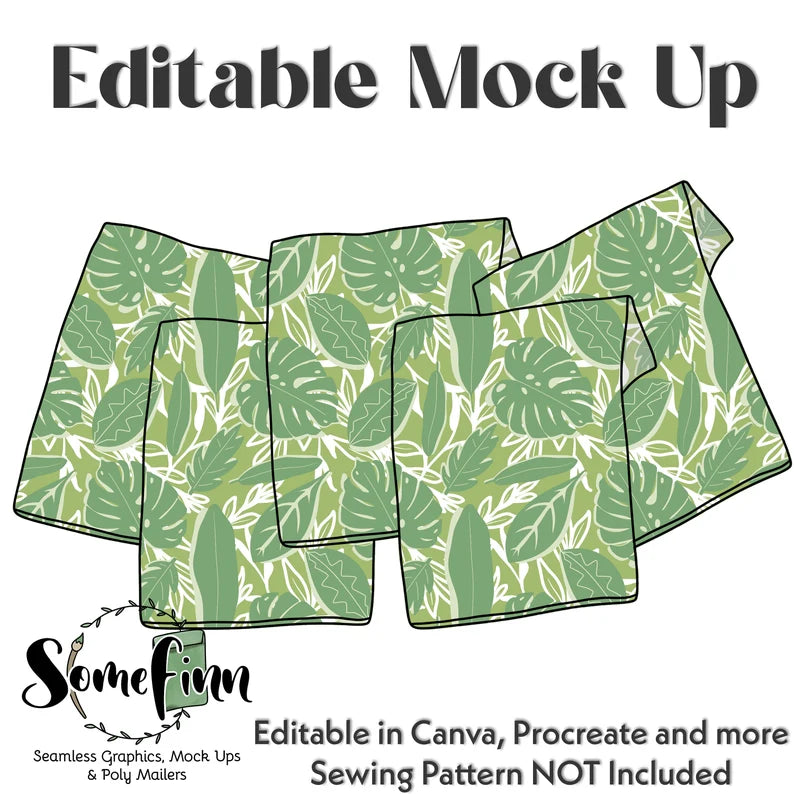 5 Towels Mock-Up