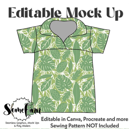 Collared Shirt Mock-Up