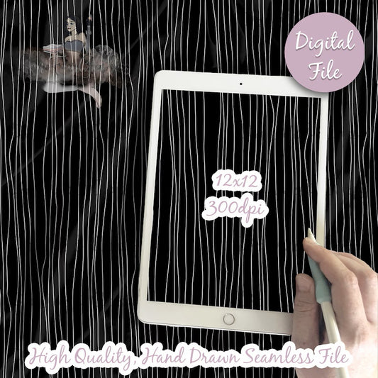 Black and White Stripes Digital Paper