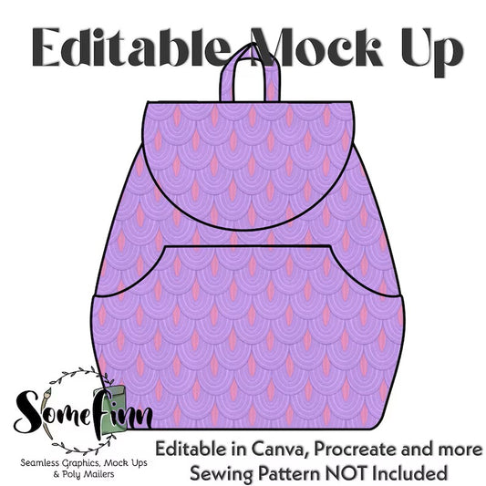 Backpack Handbag Mock-Up