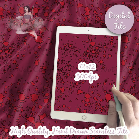 Blood Splatter Seamless