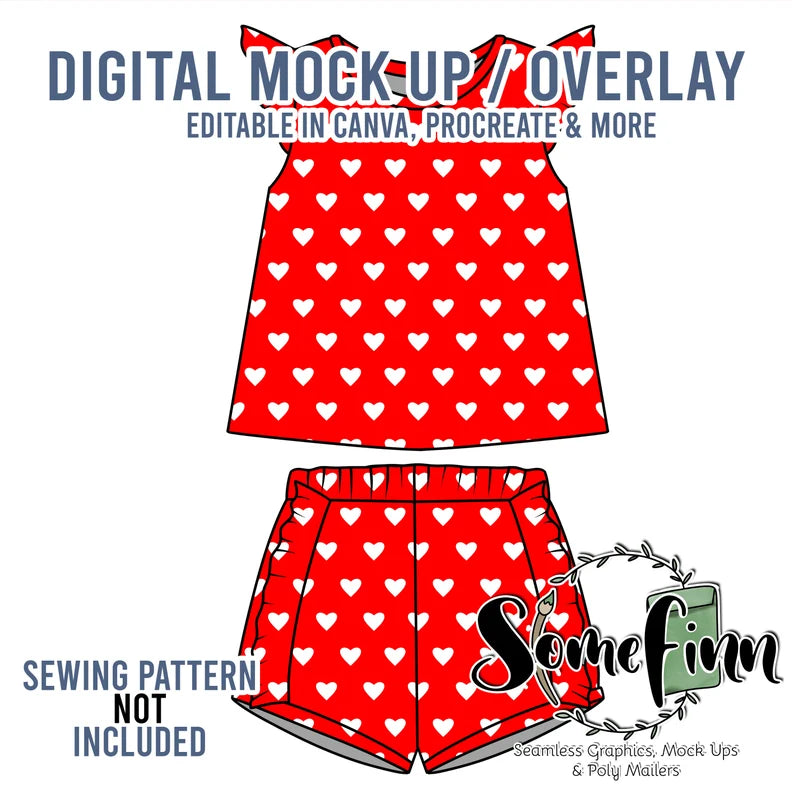 Flutter Pajamas Mock-Up