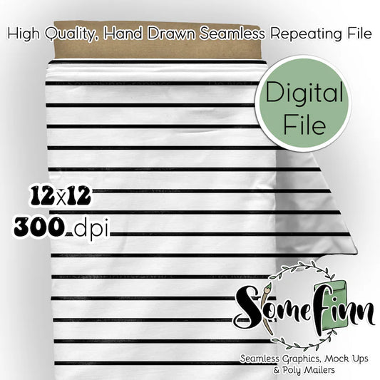 Black and White Stripes Digital Paper