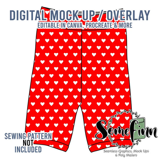 Biker Shorts Mock-Up