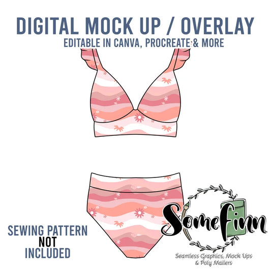 Flutter Swimsuit Mock-Up