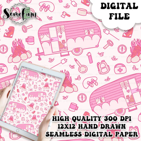 Camper Digital Paper