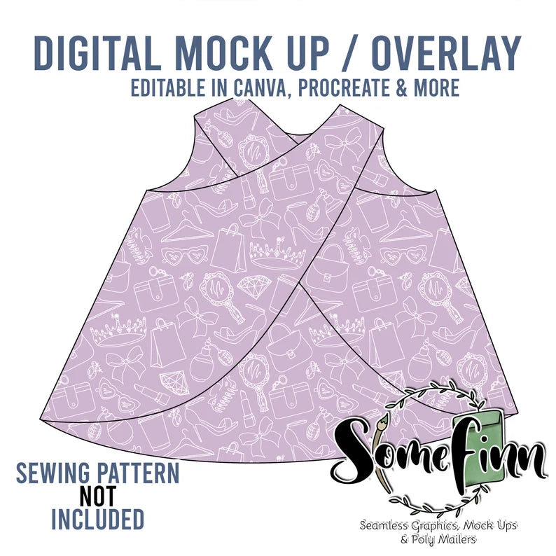 Criss Cross Top Mock-Up