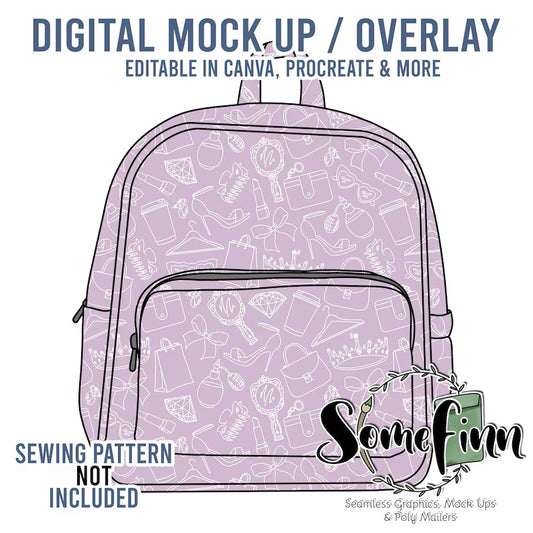 Backpack Handbag Mock Up