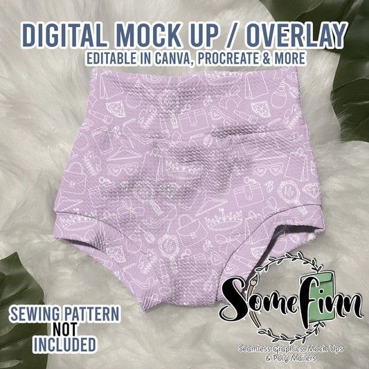 Bullet Fabric Bummies Realistic Mock Up