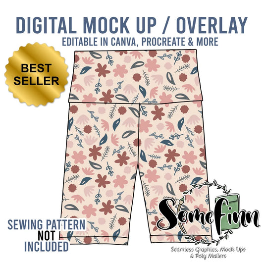 Biker Shorts Mock-Up