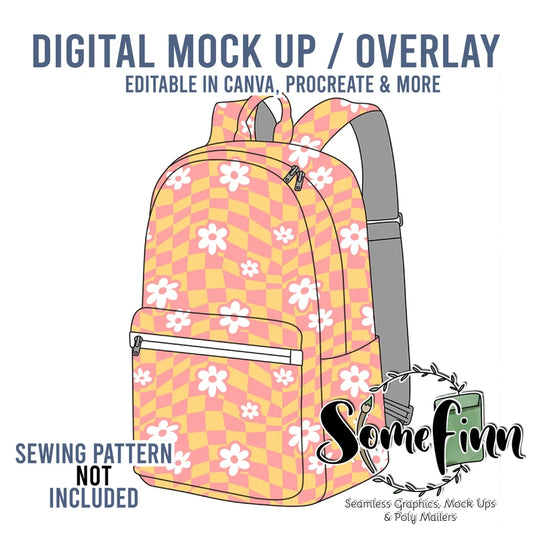 Backpack Handbag Mock Up